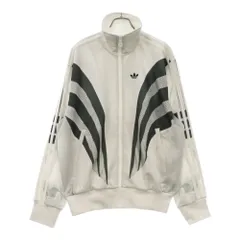 adidas (アディダス) プレミアム Q3 プリントトラックトップ ジップアップジャケット ホワイト IZ1640のサムネイル