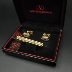 VALENTINO GARAVANI ヴァレンティノガラヴァーニ カフス ネクタイピンセット ビジネス スーツ