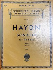 ハイドン ピアノソナタ集第1巻 (ピアノソロ)輸入楽譜 Haydn Sonatas for the piano Book I シャーマー/G. Schirmer 洋書