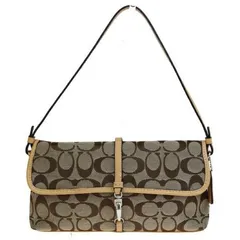 美品✨️コーチ　アクセサリーポーチ　キャンバス　ブラック　シグネチャー　6348 楽天市場】T【COACH】6348 クリップデミポーチ シグネチャー