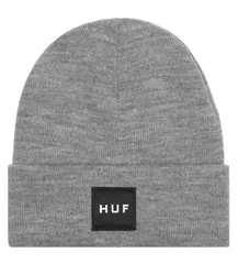 HUF Box Logo Beanie Grey Heather ビーニー 送料無料