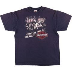 古着 00年代 ハーレーダビッドソン Harley-Davidson モーターサイクル バイクTシャツ USA製 メンズL相当/eaa557096