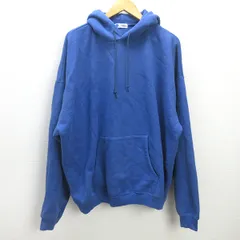 G■ユナイテッドアローズ/UNITED ARROWS B＆Y プルオーバーパーカ/裏起毛【XL】青/men's/18【中古】■