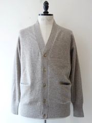 【新品】HERILL（ヘリル）Wholegarment Cardigan 22-080-HL-8010-3 Grey / size 0