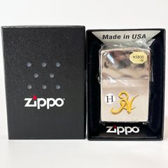 Zippoライター#200艶消し☆名入れオリジナル刻印ジッポーシルバー真鍮G 