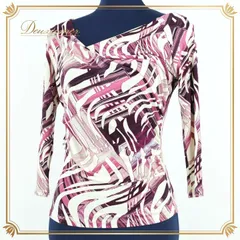 【社交ダンス】チャコット　Dance Sport　モノトーン花柄　セットアップ 社交ダンス】チャコット Dance セットアップ 社交ダンス