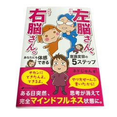 美品　左脳さん、右脳さん。　―あなたにも体感できる意識変容の５ステップ　ネドじゅん　E810