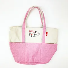スヌーピー トートバッグ(M) (ピンク) ランチ SNOOPY ROOTOTE ルートート コラボ