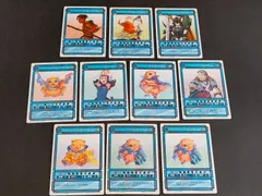 aca399 幻想水滸伝 カード カードストーリーズ  ガボチャ 135　ガボイ 134　ペシュメルガ 133　ムクムク 130　ミリア 131　マクマク 132　メイザース 136　モクモク 140　メクムク 138　タクムク 139