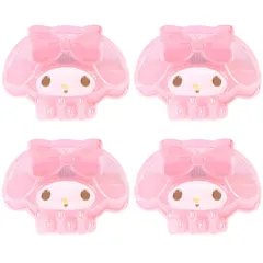 マイメロディ ミニヘアクリップ 4個セット オーロラ サンリオ sanrio キャラクター