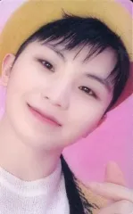 【中古】コレクションカード(男性) SEVENTEEN/WOOZI(ウジ)/背景ピンク/CD「JAPAN 1ST EP DREAM」SEVENTEEN Weverse Shop JAPAN特典クリアフォトカード