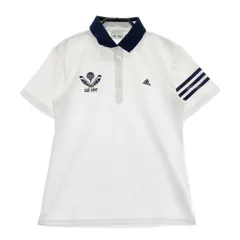 サイズ：L ADIDAS GOLF アディダスゴルフ M73901 半袖ポロシャツ  ホワイト系 [240101488670] ゴルフウェア レディース ストスト