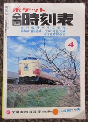 ポケット全国時刻表　1981年4月「春の臨時列車ご案内」