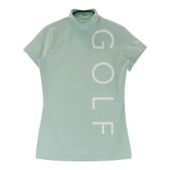 サイズ：S DESCENTE GOLF デサントゴルフ 2023年モデル モックネック 半袖Tシャツ  グリーン系 [240101401426] ゴルフウェア レディース ストスト