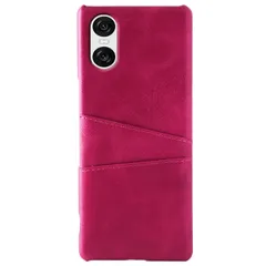 Xperia 10 VI ケース SO-52E カード収納 レザー スマート ケース 【Color】マゼンタのサムネイル