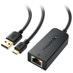 Chromecast with Google TV 4K（イーサネットアダプタ） Amazon.com: ELECTOP Ethernet Adapter for Chromecast with