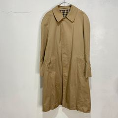 八木様】アクアスキュータム ステンカラーコート 裏地チェック