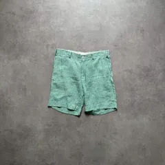 Polo by Ralph Lauren gingham check pattern LINEN shorts ラルフローレン ギンガムチェック リネン 半ズボン