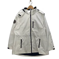 TOMMY HILFIGER トミーヒルフィガー 3in1 SYSTEM JACKET ジャンパー 裏キルティング地 パーカー フーディー取り外し可 アウター ワンポイントロゴ オーバーサイズ ビッグシルエット ベトナム製 XLサイズ ホワイト