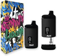 Kemvri LOOM 510規格 ヴェポライザー カートリッジ全収納型 VAPE ステルスMOD バッテリー #01 BLACK(#01 BLACK)