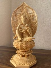 特価・新品】 香合仏 弁財天 白檀 仏龕 懐中仏 弁天 弁才天 匿名配送