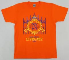65261　水樹奈々　2018　LIVE GATE Tシャツ　オレンジ　L 水樹奈々 ライブTシャツ M LIVE GATE 2018 - メルカリ