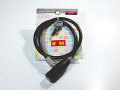 WINTEC フレキシブルワイヤーロック ブラック 8×650mm