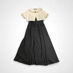 an another angelus アン アナザー アンジェラス / ジャケット付きドットキャミワンピース 未使用 参考定価：15,800+tax SIZE:FREE