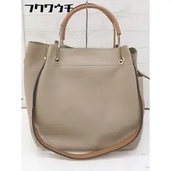■　◎ RODE SKO ロデスコ ポーチ付 ハンド トート バッグ ベージュ レディース  【中古】 【1105280012664】