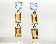 K18サファイア2ctダイヤモンド0.07ctフックピアス K18サファイア2ctダイヤモンド0.07ctフックピアス