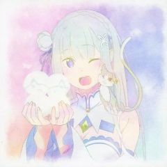 [중고] 캔버스 보드 · 캔버스 아트 에밀리아 / 버스트 업 캔버스 보드 [이치 반 쿠지 Re : 처음부터 시작하는 이세계 생활 - 당신에게, 정령의 축복이 있기 때문에 -] E 상