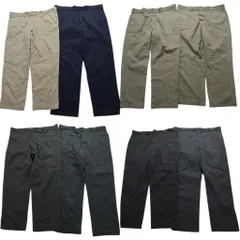 古着卸 まとめ売り ディッキーズ Dickies 874 ワーク パンツ 8枚セット (メンズ 42 /44 ) ブラック ベージュ ネイビー 中古 古着 NA1996