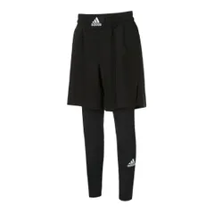 【在庫処分価格！！】数量限定！！アディダス adidas TECH　ショーツ （ロングスパッツ）BOX WEAR　ブラック　各サイズ