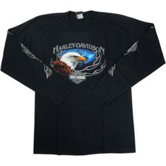 本物 HarleyDavidson フェード ブルーフレイム ファイヤーパターン 