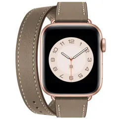 【在庫セール】42mm 41mm 40mm 細い 38mm 44mm 45mm レディースメンズ 46mm 49mm バンド 交換 iWatch Ultra3 バンド 2 Ultra アップルウォッチ SE3 2 SE 2重巻き Series 11 レザー 1