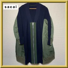極美品 Sacai サカイ ボアドッキングジャケット ロングコート 2025年最新】sacai コート ドッキングの人気アイテム - メルカリ