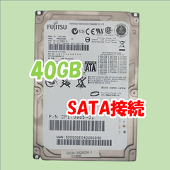 【中古動作品】FUJITSU 2.5インチ 9.5mmHDD SATA(Serial ATA) 40GB MHW2040BH②