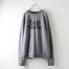 人気【メンズ】ルイヴィトン LOUIS VUITTON×NIGO スクエアードLVロゴ クルーネックスウェットシャツ L グレー//【2400014581454】のサムネイル