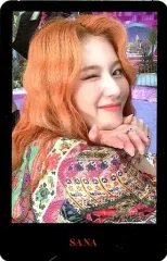【中古】コレクションカード(女性) TWICE/サナ/黒枠・下部名前/CD「MORE ＆ MORE」付属フォトカード