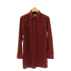 ザノースフェイス THE NORTH FACE ネルシャツ チェック ウール混 M 赤 黒 /MI ■OS ■AX