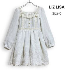 LIZ LISA Y2K リズリサ ツイード フリル 刺繍 ワンピース