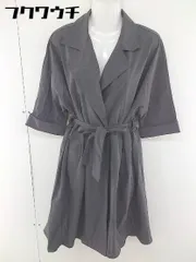 ◇ Bou Jeloud ブージュルード 七分袖 コート サイズ38 グレー系 レディース  【中古】 【1111050010112】