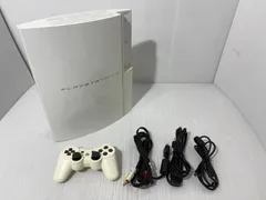 【動作確認済み】SONY PS3 CECHL00 ホワイト コントローラー＆ケーブル付き PlayStation プレイステーション