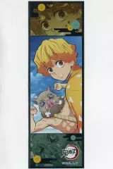 【中古】食玩 ステッカー・シール 28.我妻善逸＆嘴平伊之助 「鬼滅の刃 ロングステッカーガム」