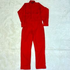 SOWA オーバーオール作業着　つなぎ　 9000 ライトレッド Lサイズ