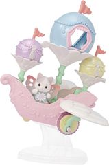 【新品】 エポック社 お空のゆめいろ飛行船 シルバニアファミリー Sylvanian Families アトラクション STマーク認証 ドールハウス ゆうえんち F-40 おもちゃ