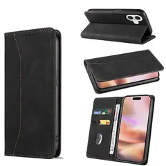 KWATUNG iPhone 16 用 ケース 手帳型 アイフォン 16 用ケース 手帳型 おしゃれ iPhone 16 用手帳型ケース 肌感レザー iPhone 16用 カバー 内蔵マグネット 耐衝撃 iphone16 用スマホケース 手帳型 カード収納 1