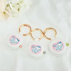 【人気NO.1】両面マタニティマーク マタニティキーホルダー  マタニティロゼット  マタニティマーク  マタニティ パール赤ちゃん