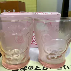 新品未使用　リラックマ　ミスド　ガラスコップ　２個セット　グラス