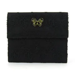 アナスイ ティッシュケース ポーチ マルチケース ブランド レディース ブラック ANNA SUI 【中古】